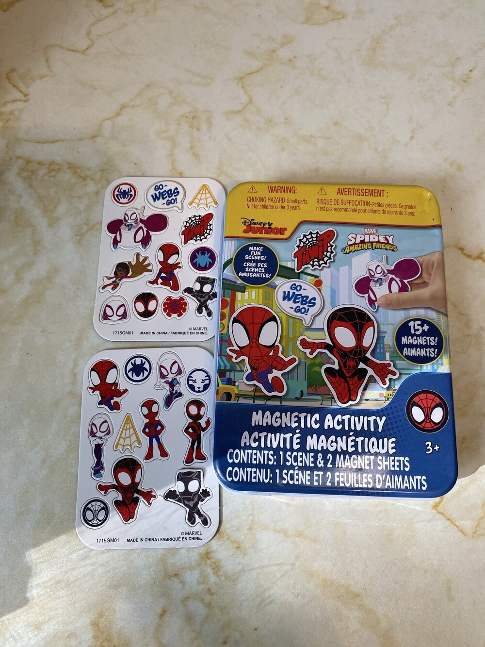 Marvel Spidey and His Amazing Friends Magnetic Activity Tin Set